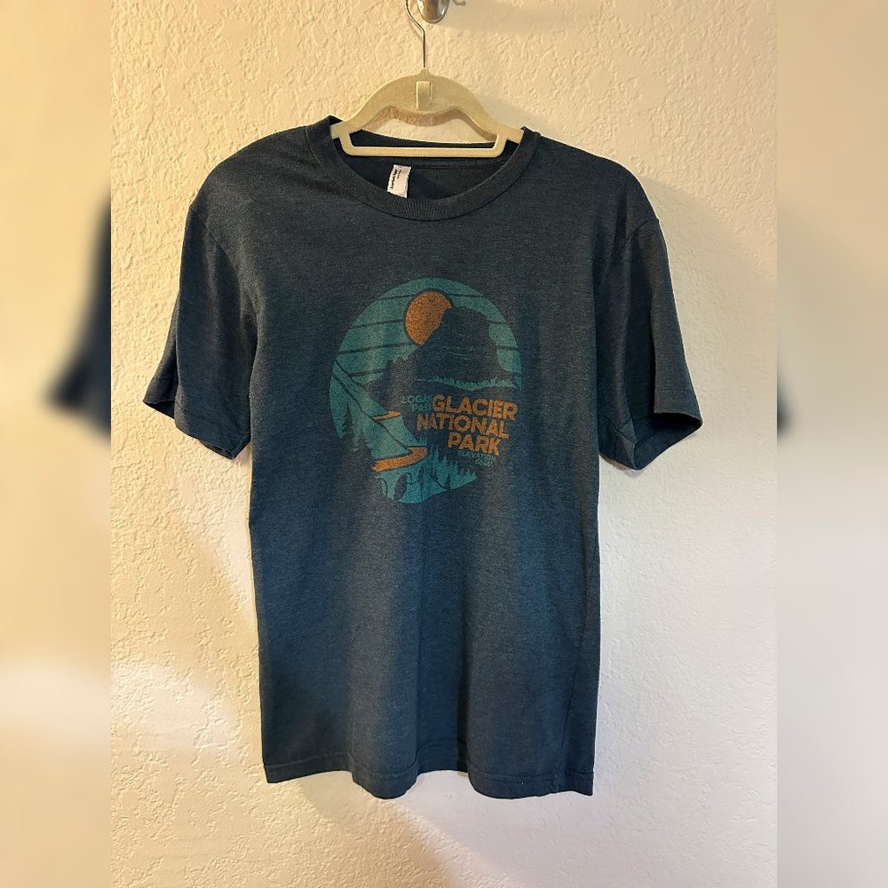 Like New Glacier National Park, American Apparel Classic Fit Graphic Tee Shirt